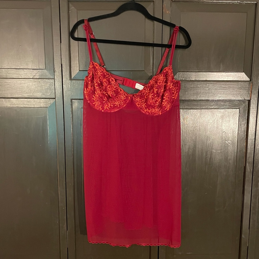 Lane Bryant Intimates Maroon Babydoll Size 18/20